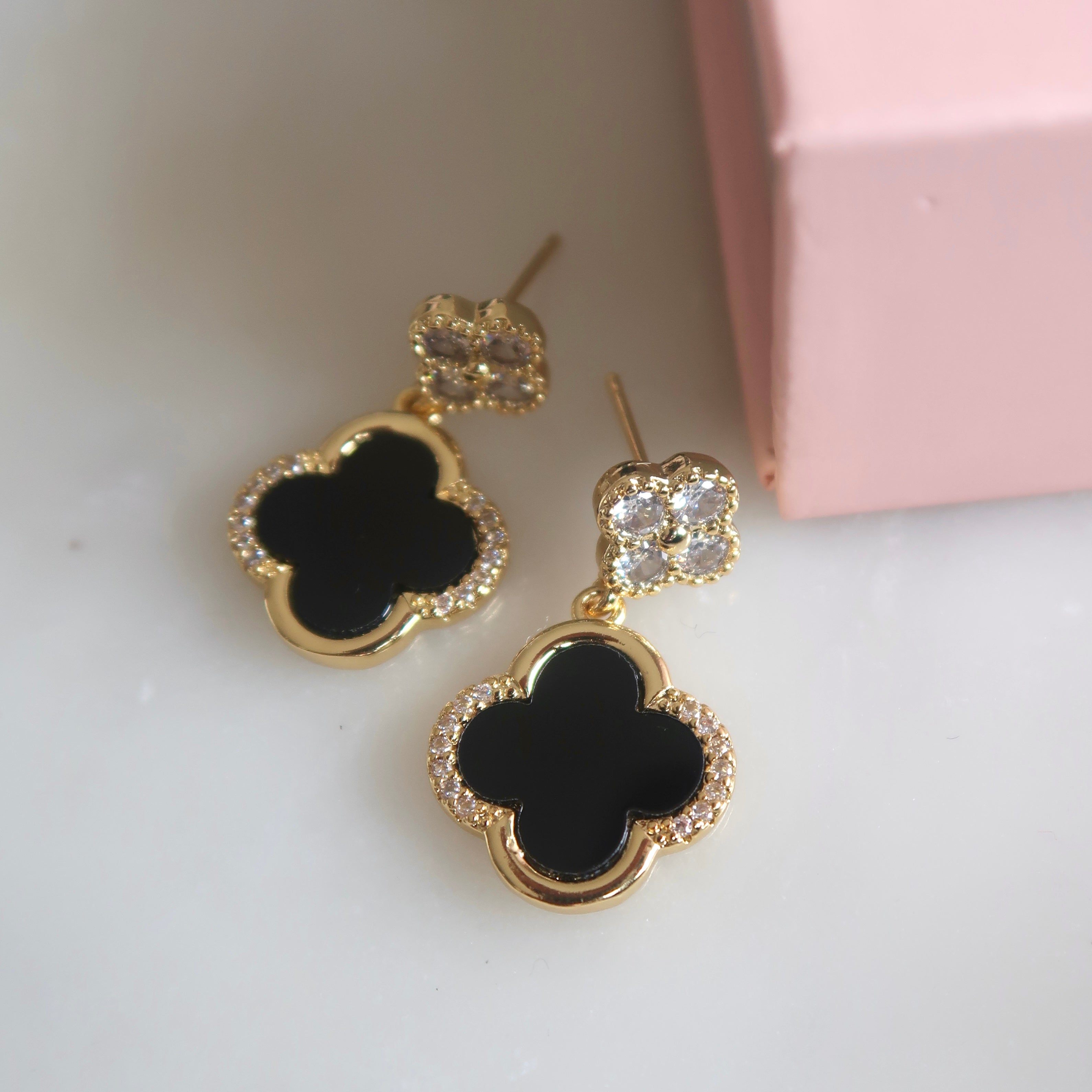 Double Clover Earrings