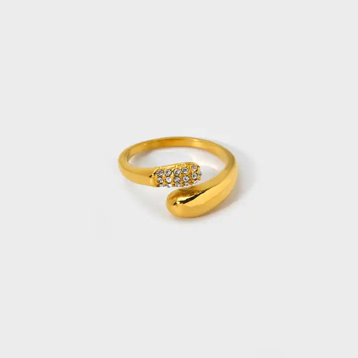 Adjustable Chunky Gold Ring